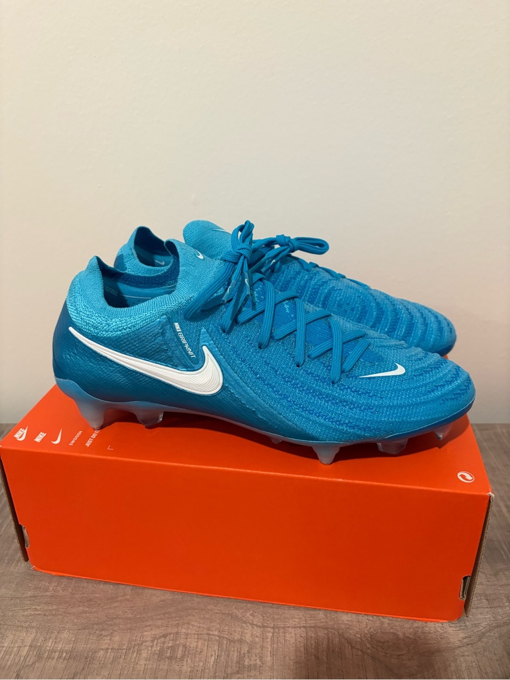New Nike Phantom GX II Elite SG Pro AC P Blue HF4356-400 Men’s Size 7/wmns 8.5